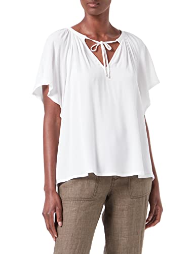 s.Oliver Damen Short-sleeved Blouse Bluse kurzarm, Ecru, 38 EU von s.Oliver