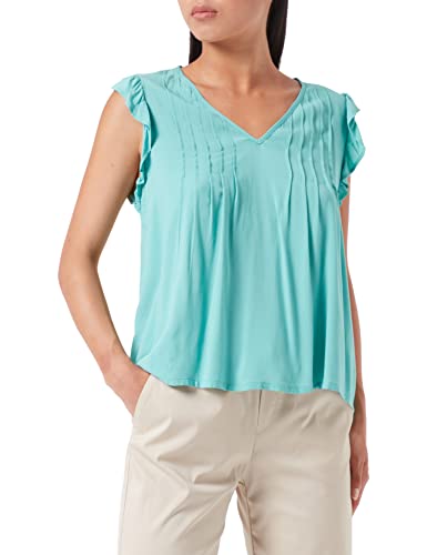 s.Oliver Damen Sleeveless Blouse Bluse rmellos, Turquoise, 36 EU von s.Oliver