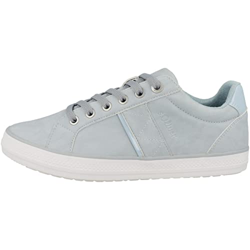 s.Oliver Damen 5-5-23602-30 Sneaker, Lt Blue, 38 EU von s.Oliver