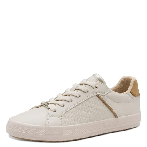 s.Oliver Damen Sneaker flach Leicht Bequem, Beige (Beige), 40 EU von s.Oliver