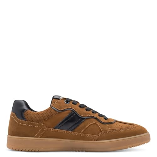 s.Oliver Damen Sneaker flach Low Top Freizeit, Braun (Cognac), 42 EU von s.Oliver