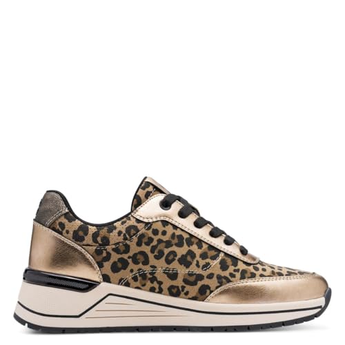 s.Oliver Damen Sneaker flach Multicolor (Leopard), 38 von s.Oliver