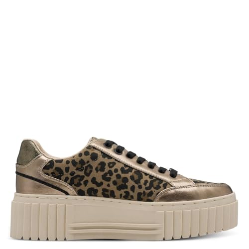 s.Oliver Damen Plateau Sneaker Platform Vegan, Mehrfarbig (Leopard), 40 EU von s.Oliver