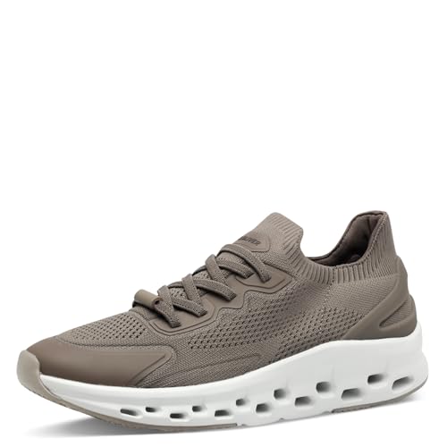 s.Oliver Damen Sneaker flach mit Chunky-Sohle Leicht, Beige (Light Taupe), 39 EU von s.Oliver