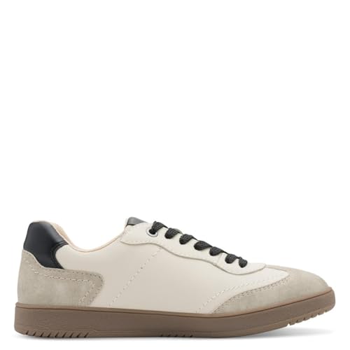s.Oliver Damen Sneaker flach mit Schnürsenkeln Freizeit, Beige (Beige Comb), 39 EU von s.Oliver
