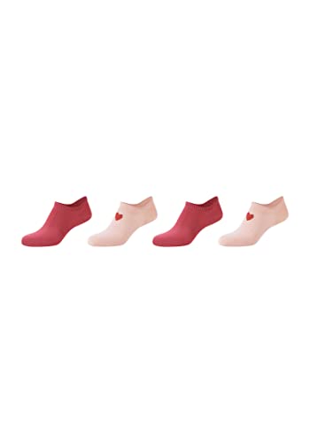 s.Oliver Damen Sneakersocken 4er Pack 39/42 peachskin von s.Oliver