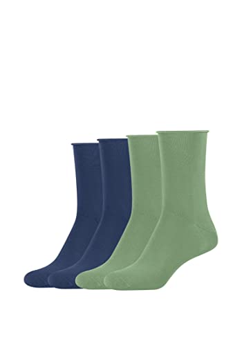 s.Oliver Damen Socken 4er Pack 39/42 alaskan blue von s.Oliver