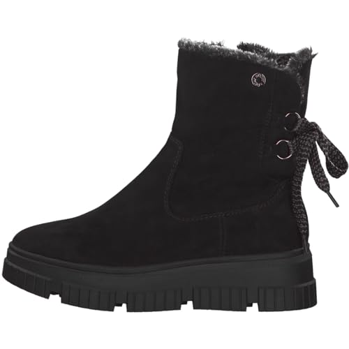 s.Oliver Damen Winterstiefel ohne Absatz Gefüttert Vegan, Schwarz (Black), 39 EU von s.Oliver