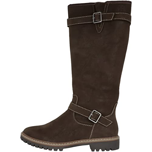 s.Oliver Damen 5-5-26693-29 Kniehohe Stiefel, Dark Brown, 38 EU von s.Oliver