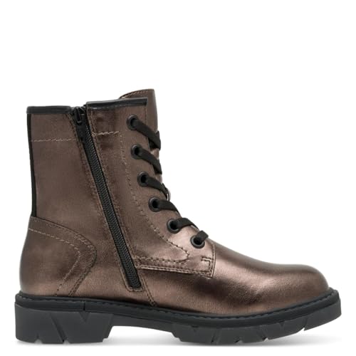 s.Oliver Damen Stiefeletten zum Schnüren Vegan, Silber (Pewter), 42 EU von s.Oliver