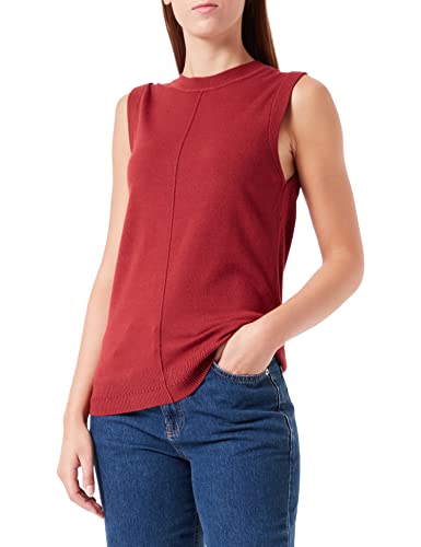 s.Oliver Damen Strick Top, Rot, 38 EU von s.Oliver