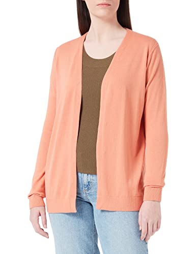 s.Oliver Damen Strickjacke, Strickjacke langarm, Orange, 34 EU von s.Oliver