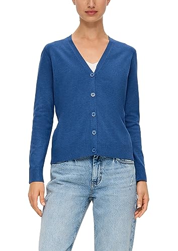 s.Oliver Damen 2134355 Strickjacke, Blau #00416a, 42 von s.Oliver