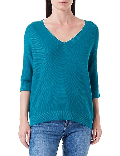 s.Oliver Damen Strickpullover Blue Green 36 von s.Oliver