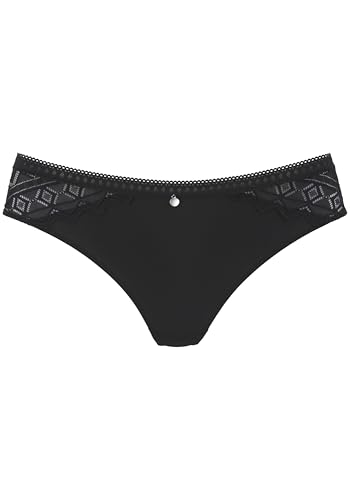 s.Oliver Damen String in schwarz mit Spitze von s.Oliver