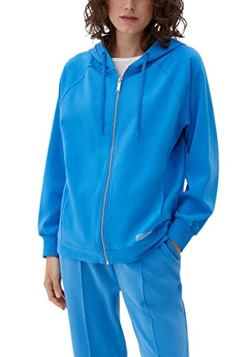 s.Oliver Damen Sweatjacke, Blau, 36 EU von s.Oliver