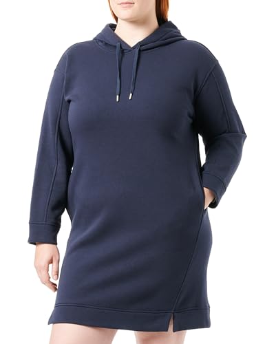 s.Oliver Damen Sweatkleid mit Kapuze Blue 44 von s.Oliver