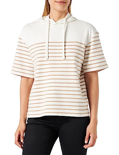 s.Oliver Damen Sweatshirt Kurzarm, Brown, 36 EU von s.Oliver