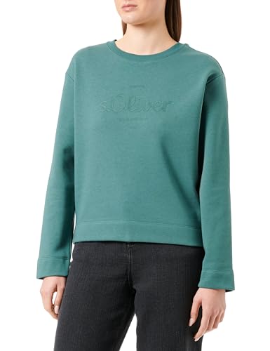 s.Oliver Damen Sweatshirt Langarm Blue Green 40 von s.Oliver