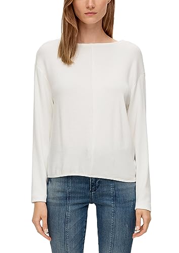 s.Oliver Damen Sweatshirt Langarm White 46 von s.Oliver