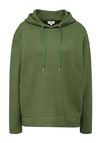 s.Oliver Damen Sweatshirt mit Kapuze Green, 36 von s.Oliver