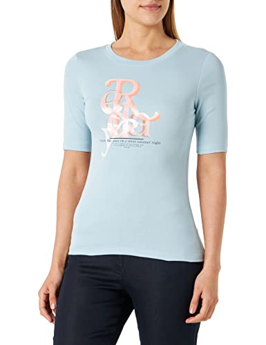 s.Oliver Damen T-Shirt Kurzarm ,Blau, 36 von s.Oliver