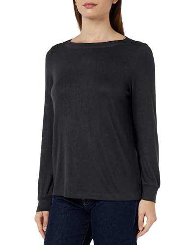 s.Oliver Damen T-Shirt Langarm Grey, 42 von s.Oliver