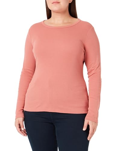 s.Oliver Damen T-Shirt Langarm ORANGE, 34 von s.Oliver