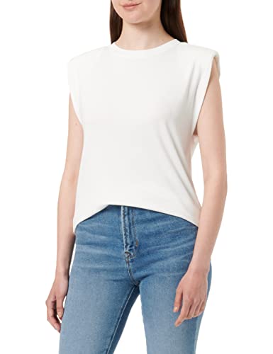 s.Oliver Damen T-Shirt ärmellos, weiss, 38 von s.Oliver