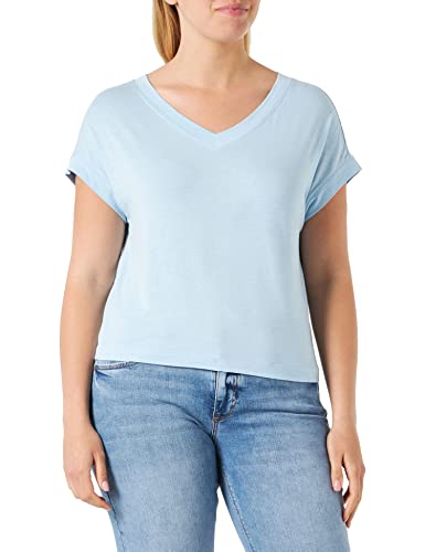 s.Oliver Damen T-Shirt ärmellos ,Blau, 46 von s.Oliver