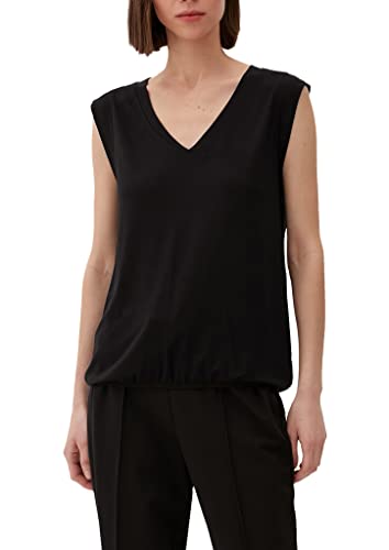 s.Oliver Damen T-Shirt ärmellos ,Schwarz, 38 von s.Oliver