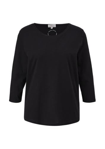 s.Oliver Damen 120.11.899.12.130.2112026 T-Shirt, Schwarz 9999, XS von s.Oliver