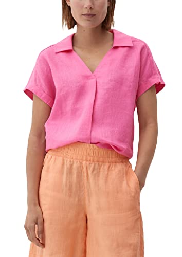 s.Oliver Damen T-Shirt mit Polokragen ,Rosa, 36 von s.Oliver