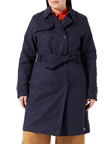 s.Oliver Damen Trenchcoat, Blau, 32 EU von s.Oliver