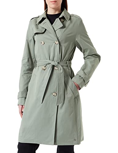 s.Oliver Damen Trenchcoat, grün 7814, 34 EU von s.Oliver