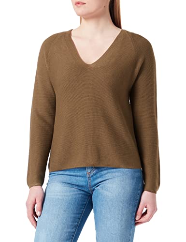 s.Oliver Damen V-neck V Neck Pullover langarm, Grün, 32 EU von s.Oliver