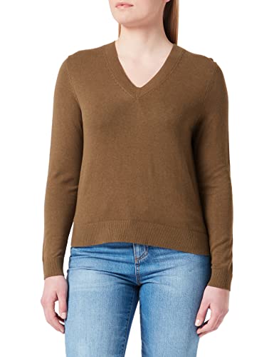 s.Oliver Damen V-neck V Neck Pullover langarm, Grün, 42 EU von s.Oliver