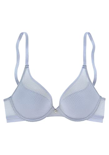 s.Oliver Damen VA-504-PB Push-Up-BH, Hellblau, 75B von s.Oliver