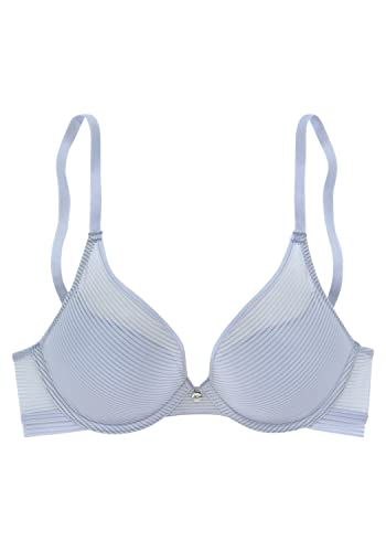 s.Oliver Damen VA-504-PB Push-Up-BH, Hellblau, 75C von s.Oliver