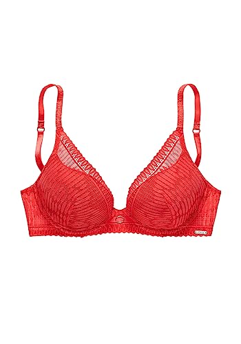 s.Oliver Damen VA-80-PB Push-Up-BH, Hibiskus rot, 70B von s.Oliver