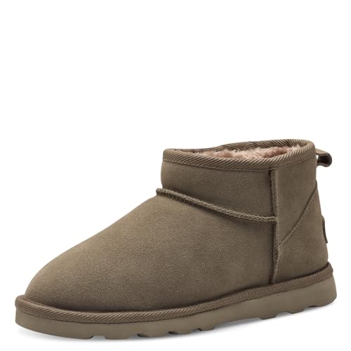 s.Oliver Damen Boots aus Leder Gefüttert, Grün (Sage), 41 EU von s.Oliver