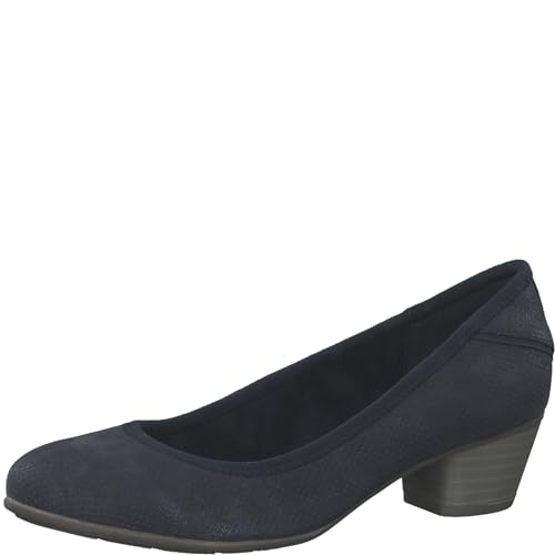 s.Oliver Damen Pumps Kleiner Absatz Elegant, Blau (Navy), 37 von s.Oliver