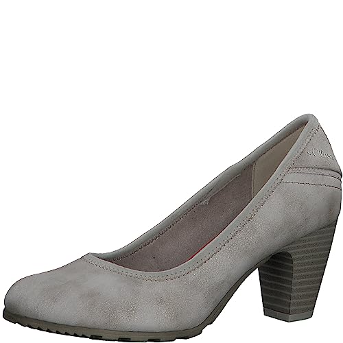 s.Oliver Damen Pumps Elegant Blockabsatz Beige (Beige), 38 von s.Oliver