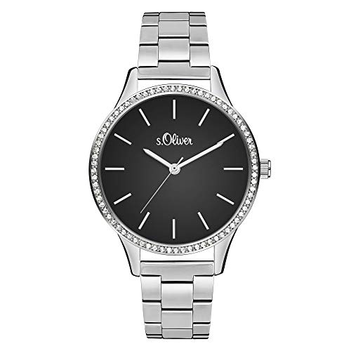 s.Oliver DamenArmbanduhr Analog Quarz Edelstahl SO-3828-MQ s.Oliver DamenArmbanduhr Analog Quarz Edelstahl SO-3828-MQ von s.Oliver