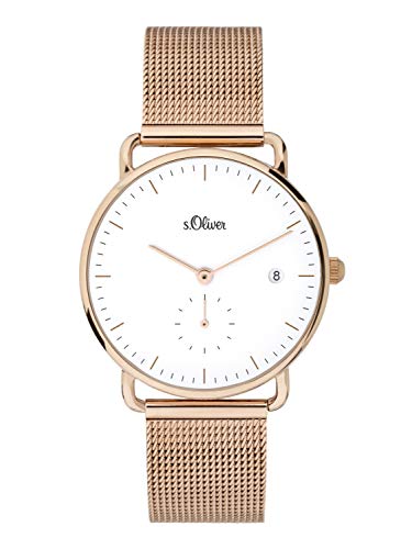 s.Oliver DamenArmbanduhr Analog Quarz massives Edelstahl SO-3715-MQ s.Oliver DamenArmbanduhr Analog Quarz massives Edelstahl SO-3715-MQ von s.Oliver