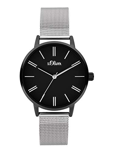 s.Oliver Damen Analog Quarz Uhr SO-3897-MQ von s.Oliver