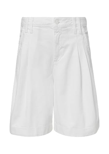 s.Oliver Denim-Bermuda mit Bundfalten weiß 44 von s.Oliver
