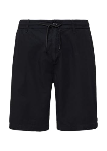 s.Oliver Detroit: Chino-Bermuda im Relaxed Fit mit Elastikbund schwarz 38 von s.Oliver