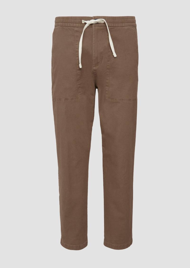 s.Oliver - Detroit: Chinohose im Relaxed Fit aus Baumwollstretch, Herren, braun von s.Oliver
