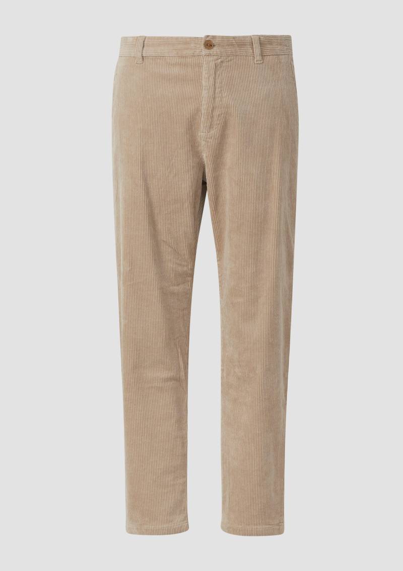 s.Oliver - Detroit: Cordhose im Relaxed Fit mit Elastikbund, Herren, Beige von s.Oliver